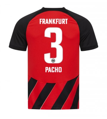 Eintracht Frankfurt Willian Pacho #3 Primera Equipación 2023-24 Manga Corta